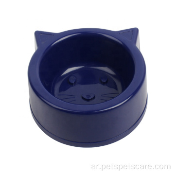 وعاء مغذي المياه القط وعاء الطعام على شكل قط